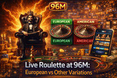 Live Roulette at 96M: European vs Other Variations